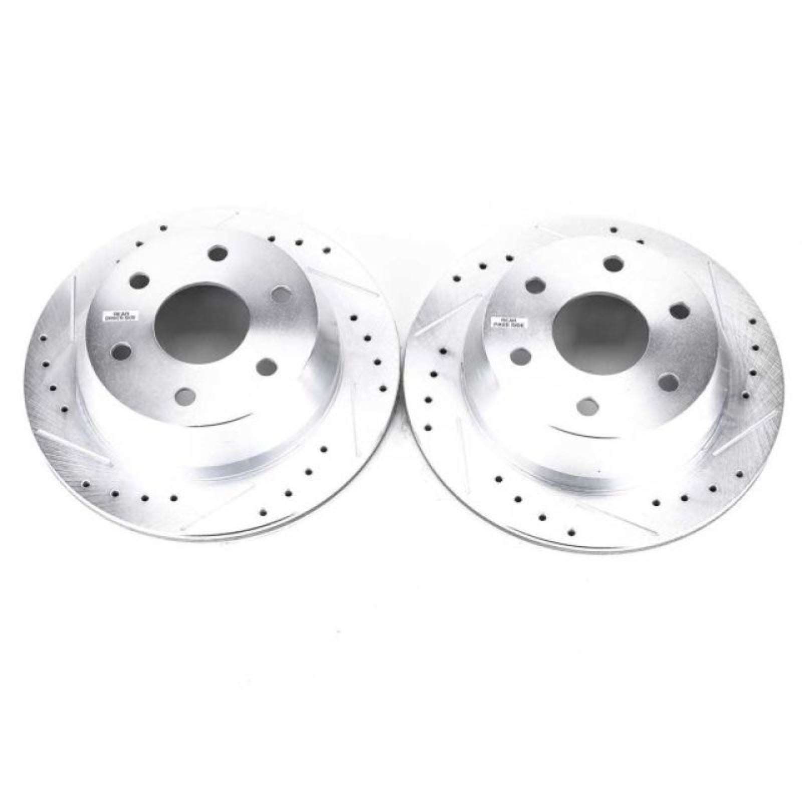 Powerstop Rear Evolution Drilled & Slotted Rotors Pair for 03-05 Chevrolet Astro [MPN: AR8641XPR]_1806859