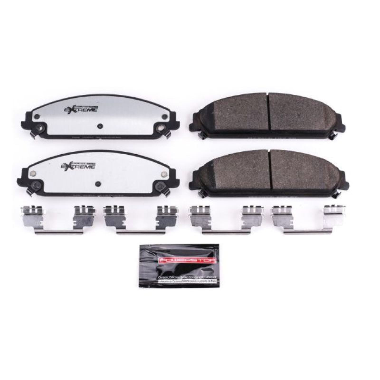 Powerstop Front Z26 Extreme Street Brake Pads w/Hardware for 13-14 Chrysler 200 [MPN: Z26-1058]_1807285