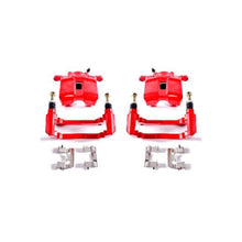 Powerstop Front Red Calipers w/Brackets - Pair for 01-03 Acura CL [MPN: S2584]_1807075