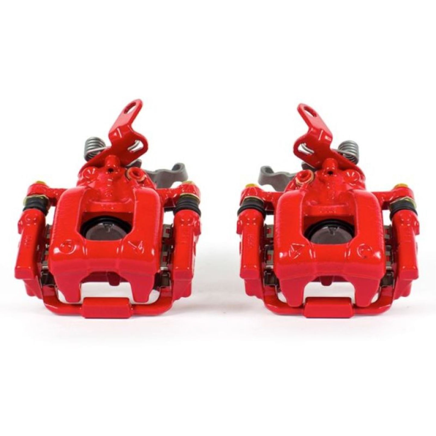 Powerstop Rear Red Calipers w/Brackets - Pair for 10-12 Audi A3 [MPN: S6384]_1809897