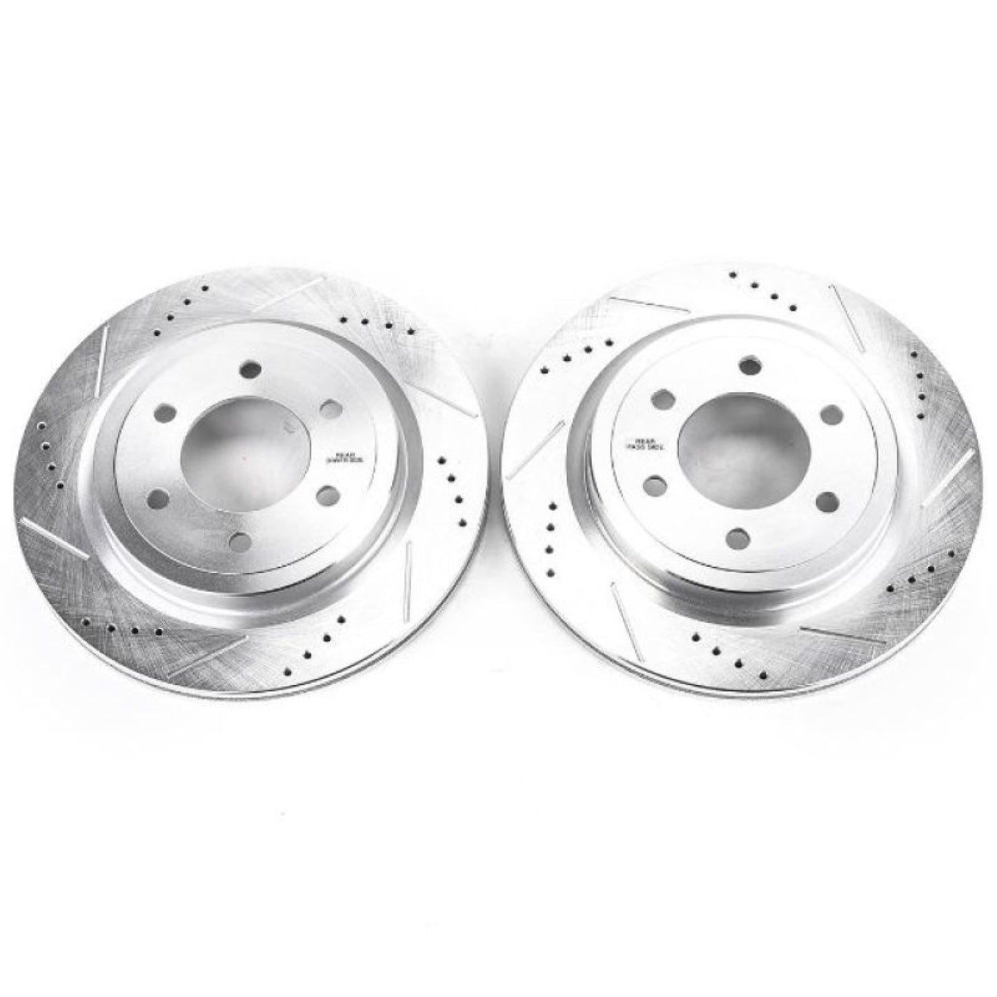 Powerstop Rear Evolution Drilled&Slotted Rotors Pair for 18-19 Ford Expedition [MPN: AR85195XPR]_1807889