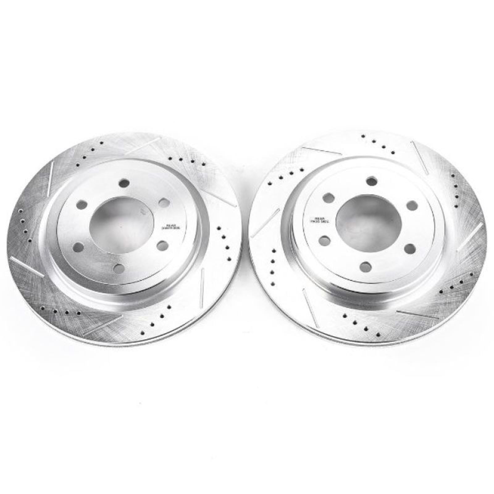 Powerstop Rear Evolution Drilled&Slotted Rotors Pair for 18-19 Ford Expedition [MPN: AR85195XPR]_1807889