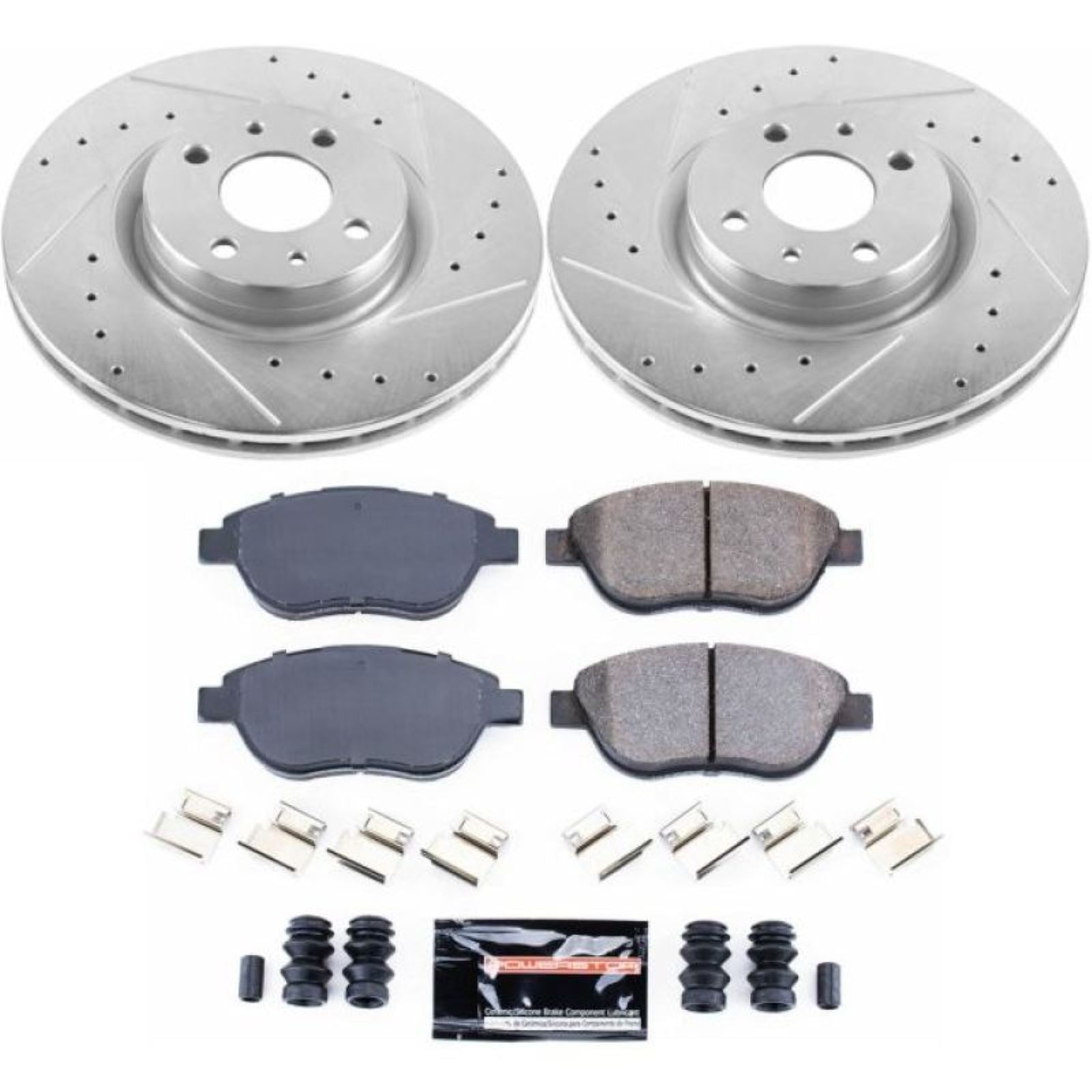 Powerstop Front Z23 Evolution Sport Brake Kit for 12-18 Fiat 500 [MPN: K6426]_1806843