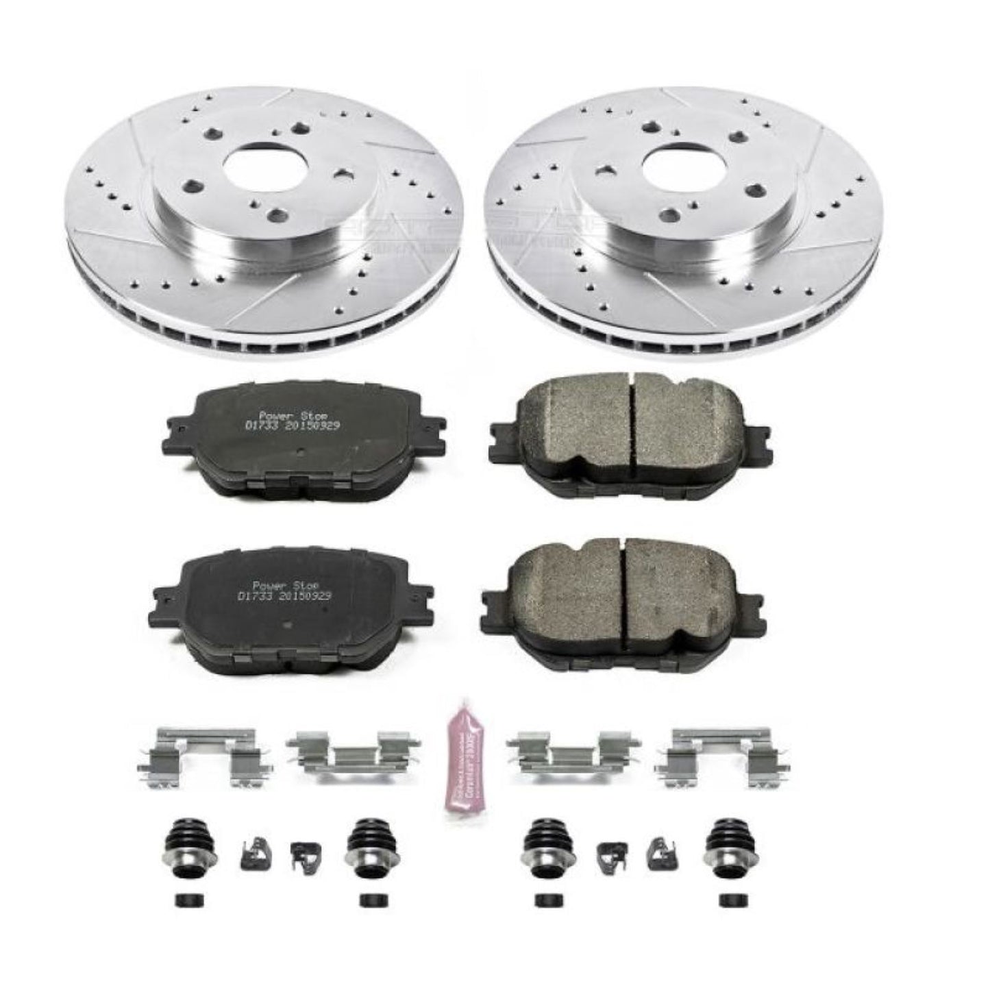 Powerstop Front Z23 Evolution Sport Brake Kit for 14-15 Lexus IS250 [MPN: K6990]_1814398