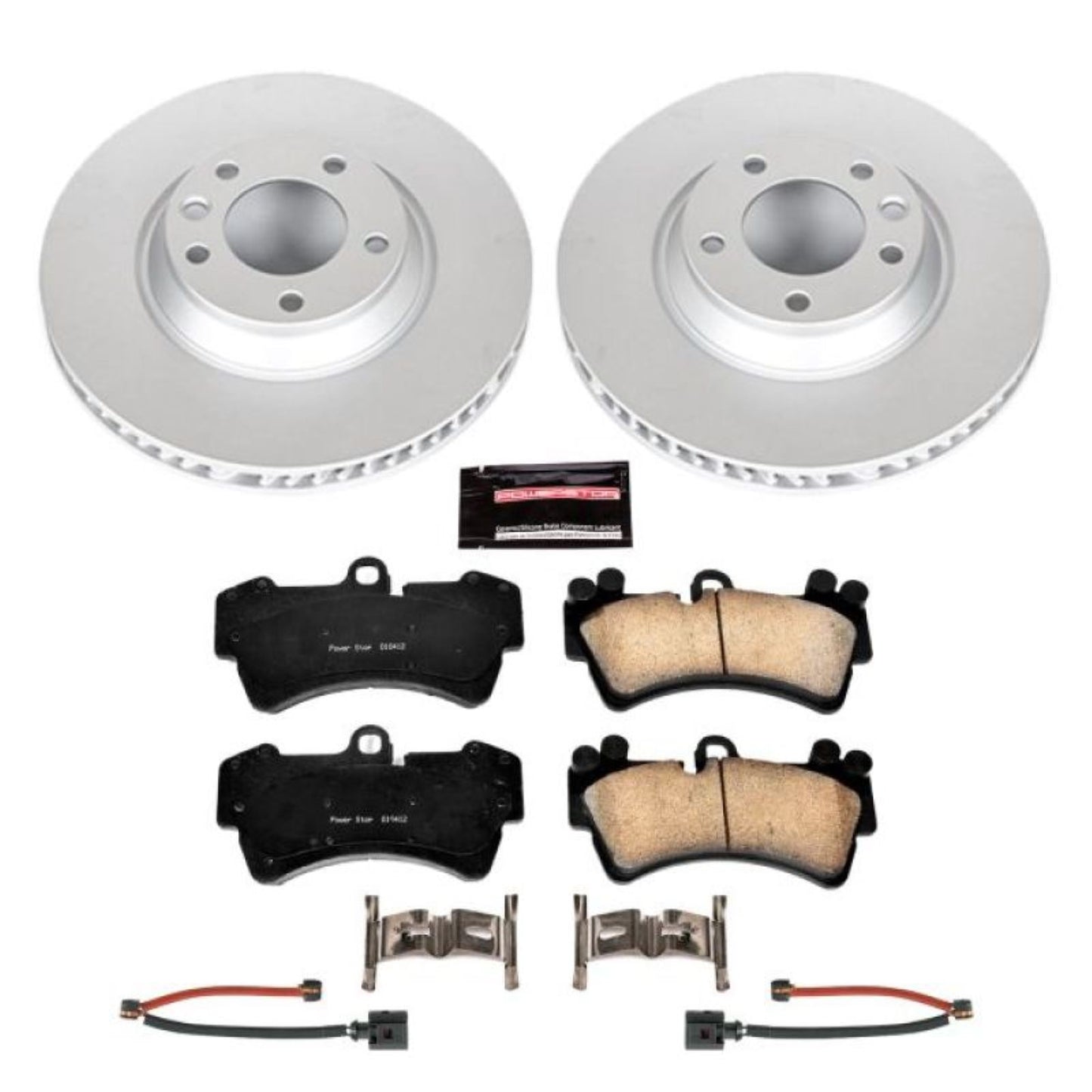 Powerstop Front Z23 Evolution Sport Coated Brake Kit for 07-15 Audi Q7 [MPN: CRK4558]_1811912