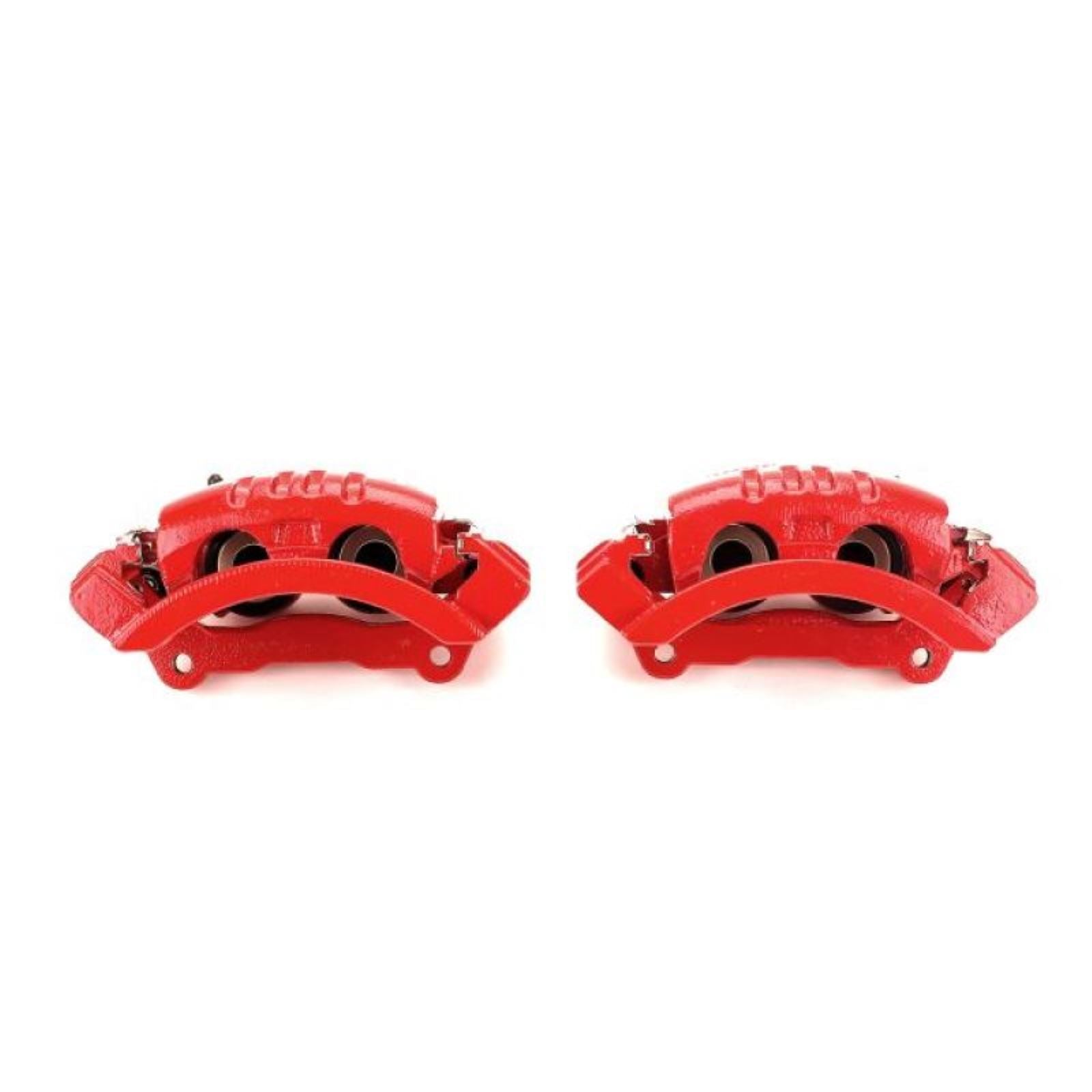 Powerstop Rear Red Calipers w/Brackets - Pair for 06-08 Dodge Ram 1500 [MPN: S4894]_1806961