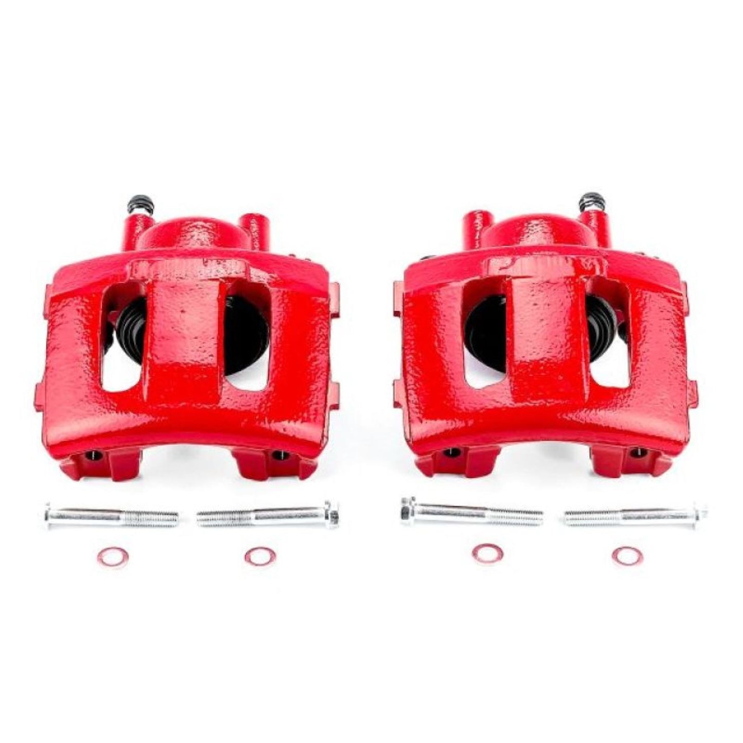 Powerstop Front Red Calipers w/o Brackets - Pair for 90-01 Jeep Cherokee [MPN: S4339]_1807016