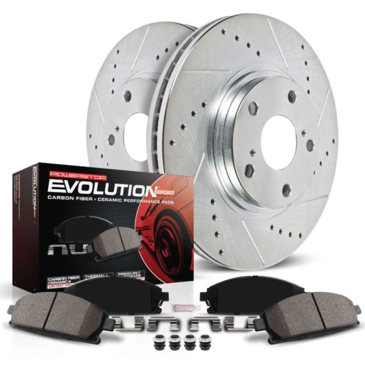 Powerstop Rear Z23 Evolution Sport Brake Kit for 2019 Lexus ES350 [MPN: K8333]_1811512