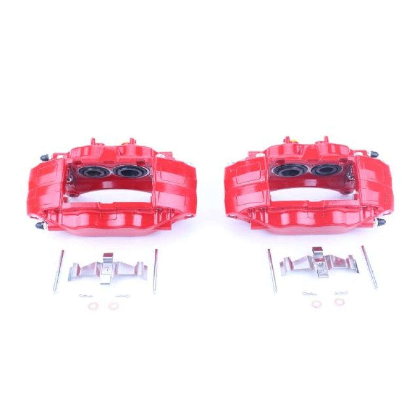 Powerstop Front Red Calipers w/o Brackets - Pair for 04-14 Subaru Impreza [MPN: S3698]_1807017