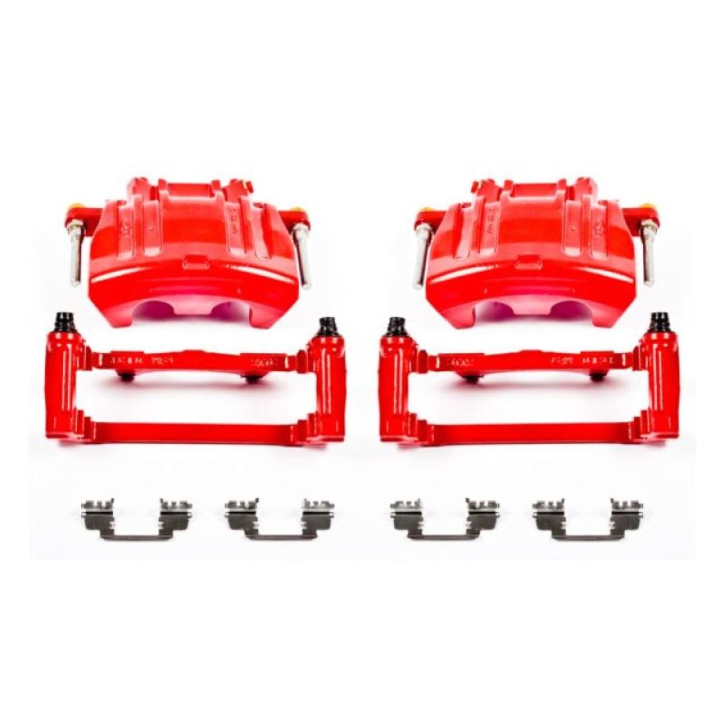 Powerstop Front Red Calipers w/Brackets - Pair for 2012 Chrysler 300 [MPN: S5016A]_1808193