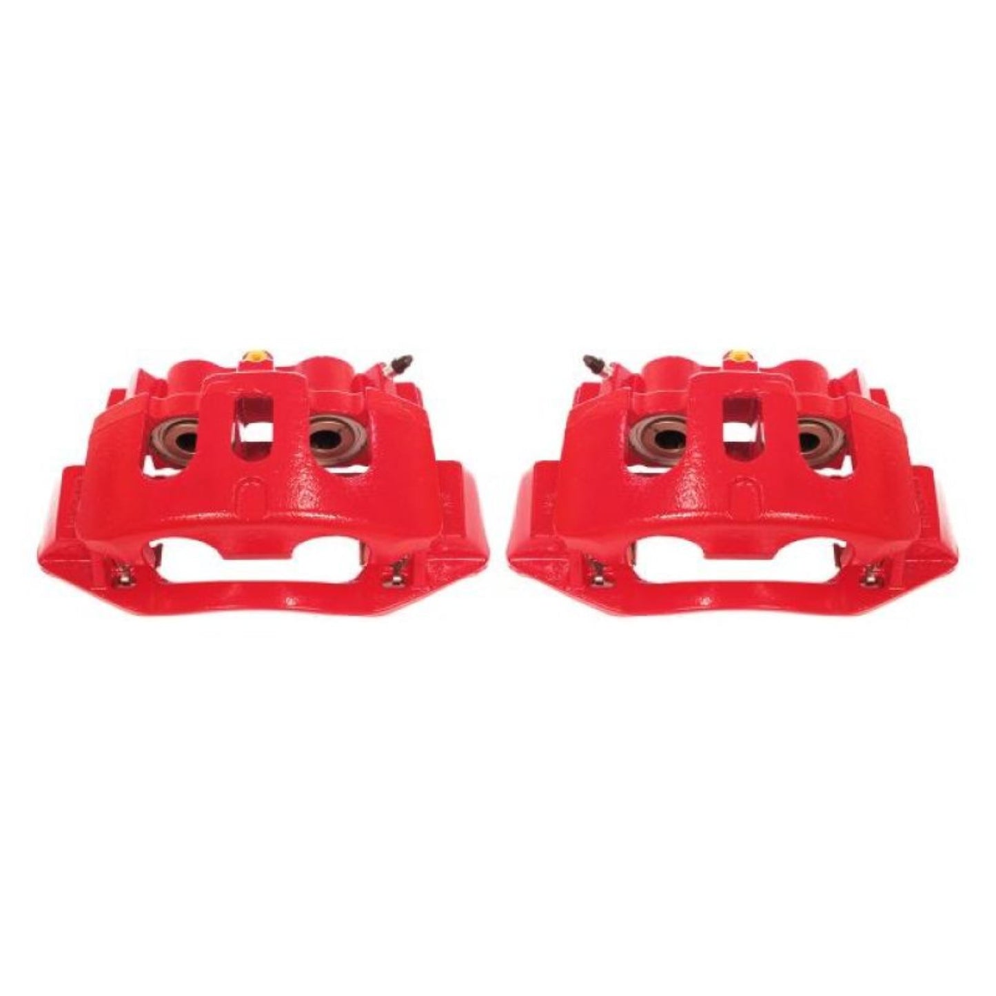 Powerstop Rear Red Calipers w/Brackets - Pair for 11-19 Chevrolet Silverado 2500 HD [MPN: S5306]_1809816