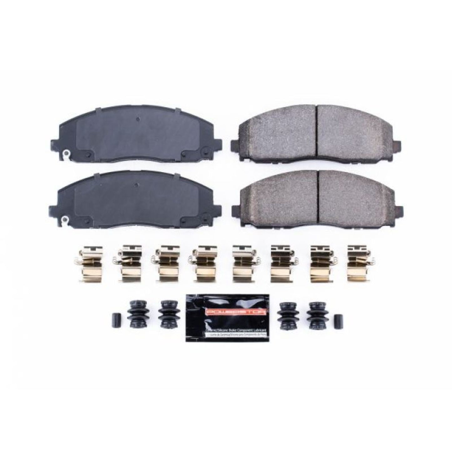 Powerstop Front Z23 Evolution Sport Brake Pads w/Hardware for 17-19 Chrysler [MPN: Z23-1589]_1807008
