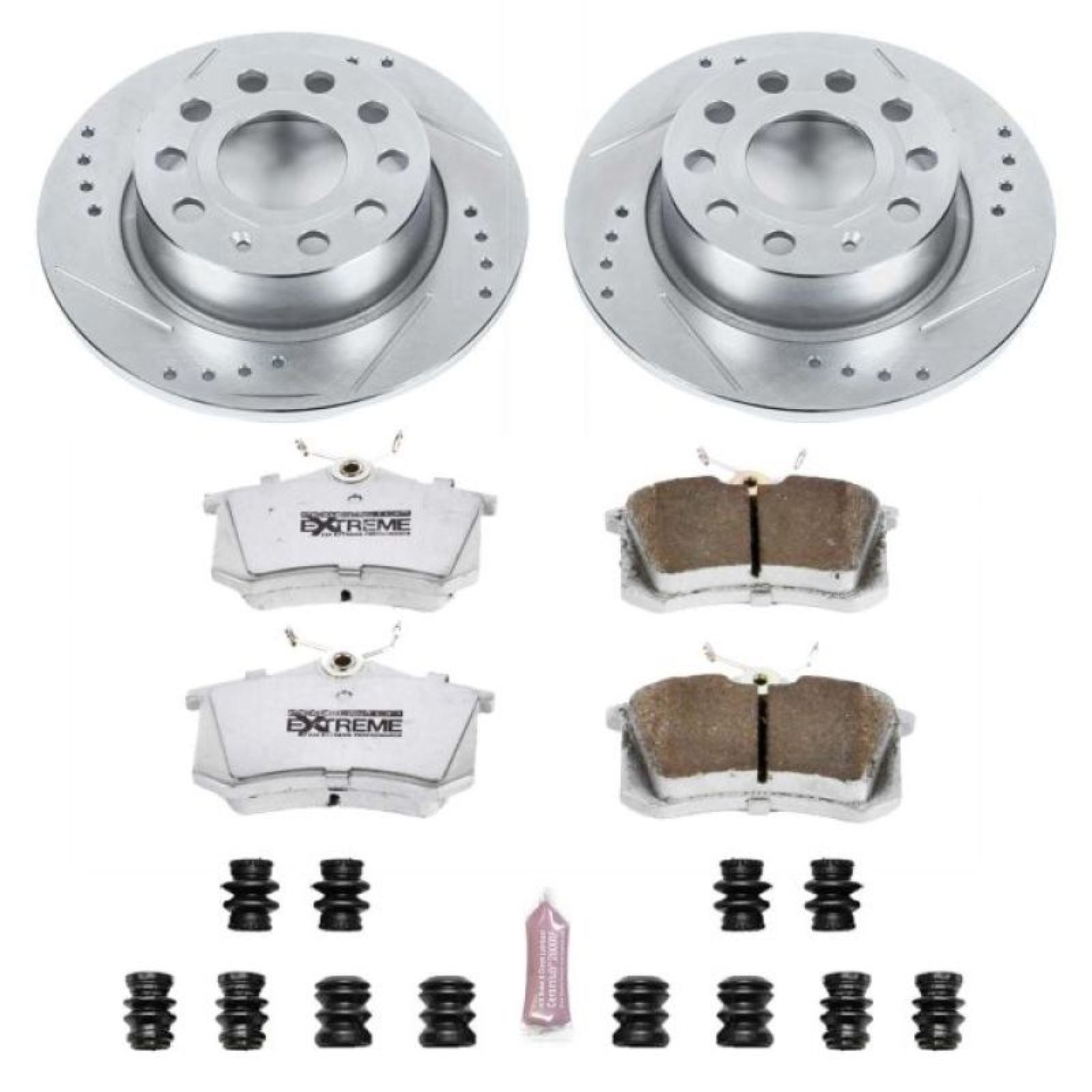 Powerstop Rear Z26 Street Warrior Brake Kit for 10-13 Audi A3 [MPN: K5671-26]_1810589