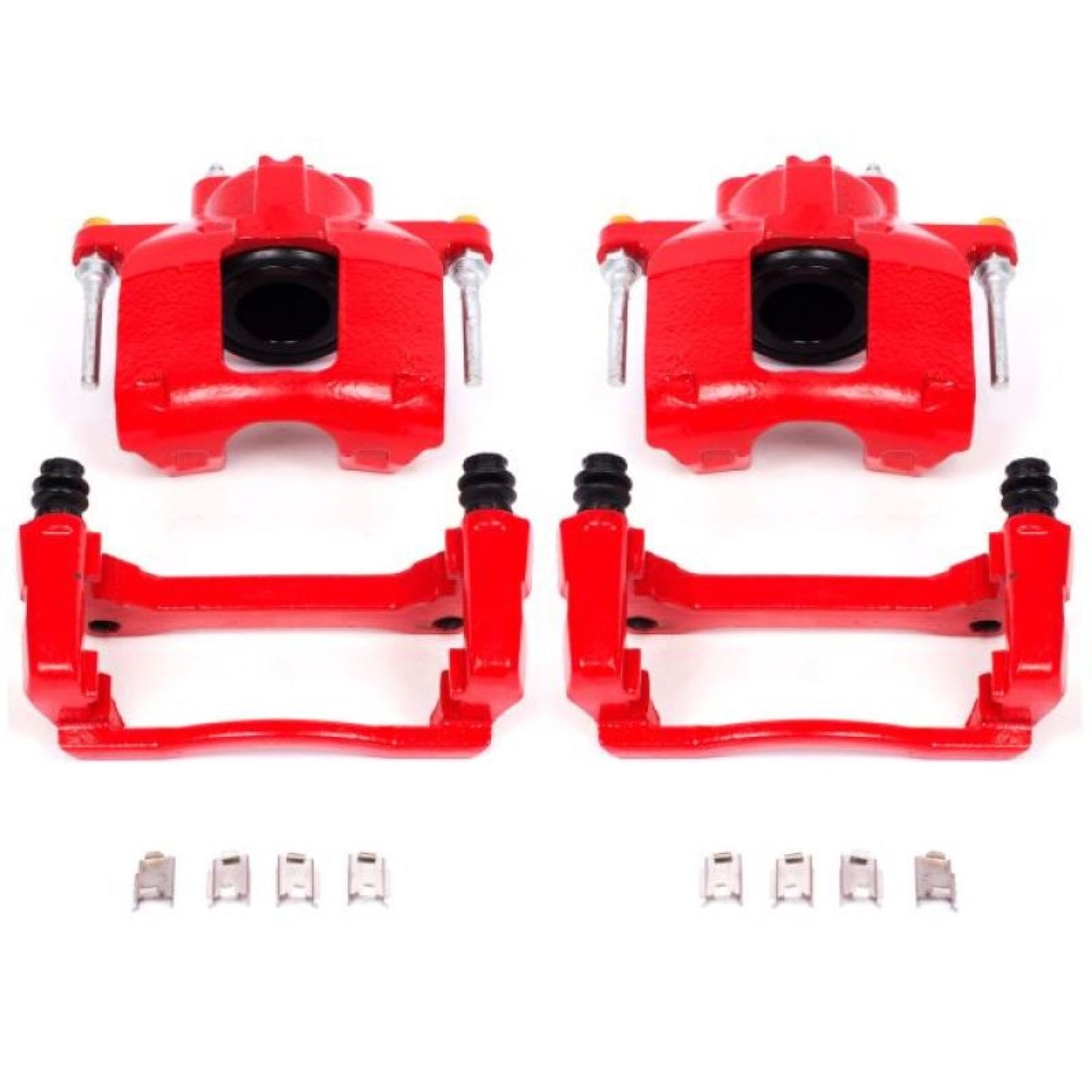 Powerstop Front Red Calipers w/Brackets - Pair for 07-18 Jeep Wrangler JK [MPN: S5044]_1812601
