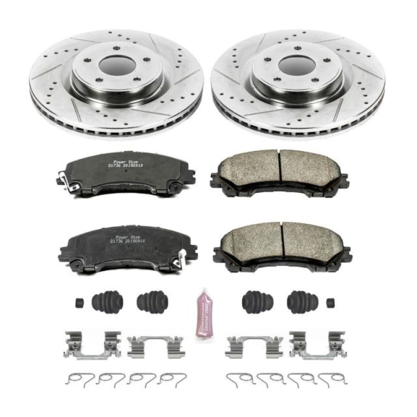 Powerstop Front Z23 Evolution Sport Brake Kit for 14-19 Infiniti Q50 [MPN: K6944]_1812580
