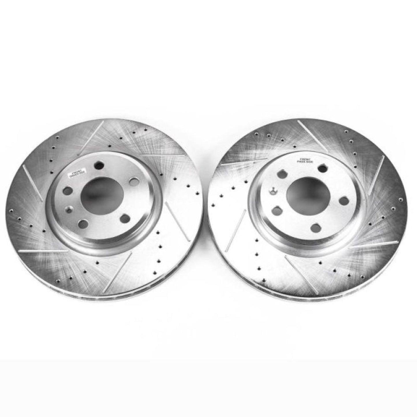 Powerstop Front Evolution Drilled & Slotted Rotors - Pair for 09-11 Audi A4 [MPN: EBR838XPR]_1807619