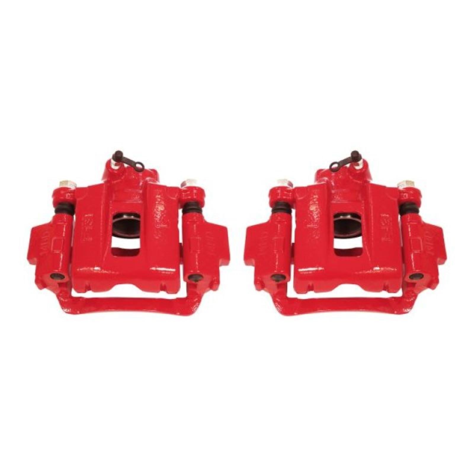 Powerstop Rear Red Calipers w/Brackets - Pair for 03-09 Toyota 4Runner [MPN: S2726]_1807090