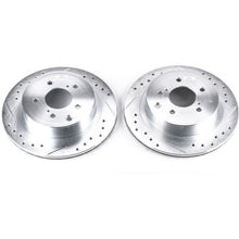 Powerstop Rear Evolution Drilled & Slotted Rotors - Pair for 89-96 Nissan 300ZX [MPN: JBR509XPR]_1811578