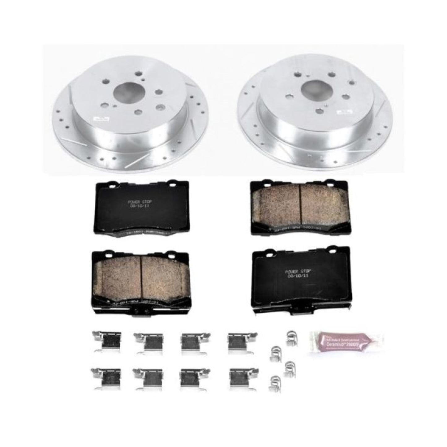 Powerstop Rear Z23 Evolution Sport Brake Kit for 10-15 Lexus RX350 [MPN: K5864]_1808388