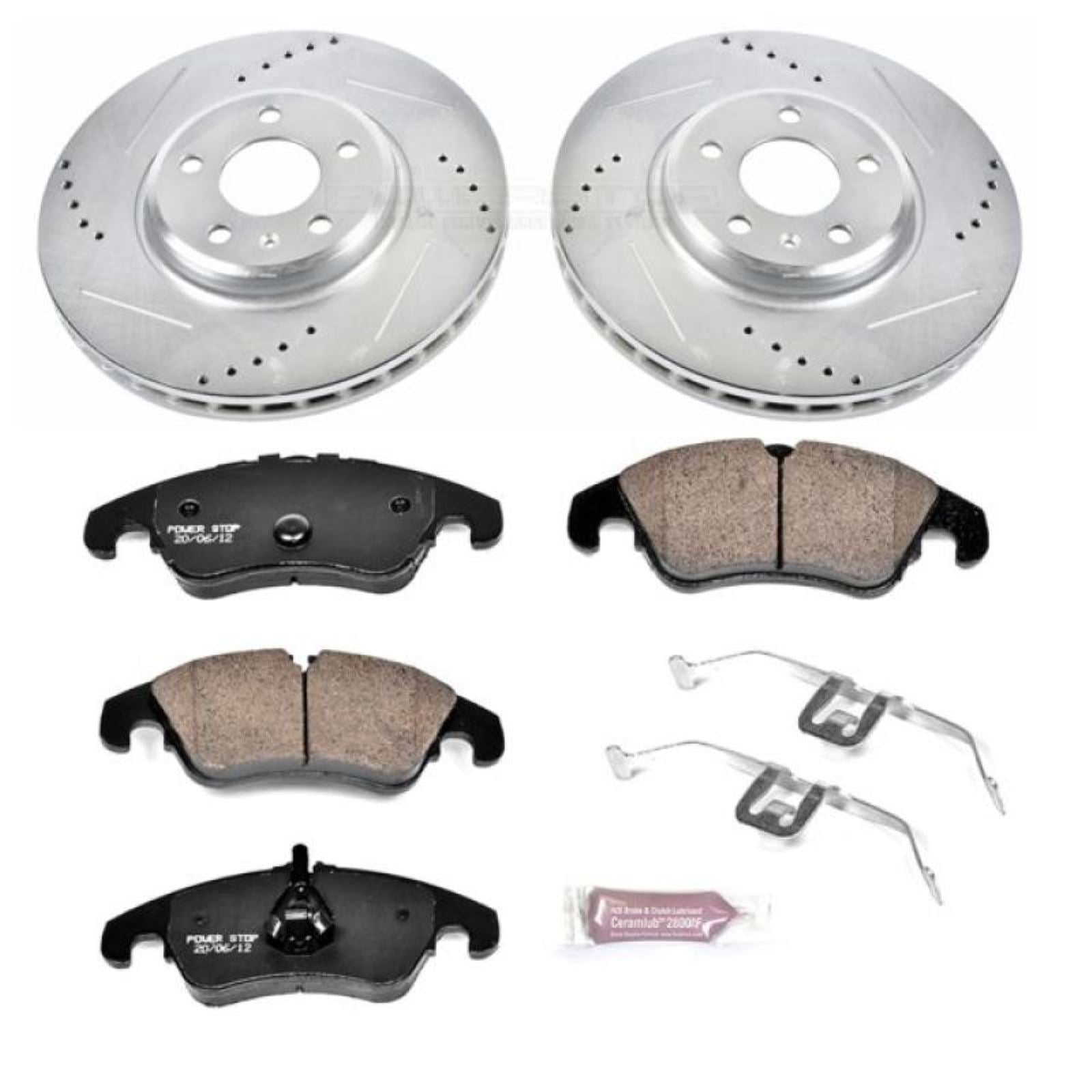 Powerstop Front Z23 Evolution Sport Brake Kit for 09-11 Audi A4 [MPN: K5752]_1807684