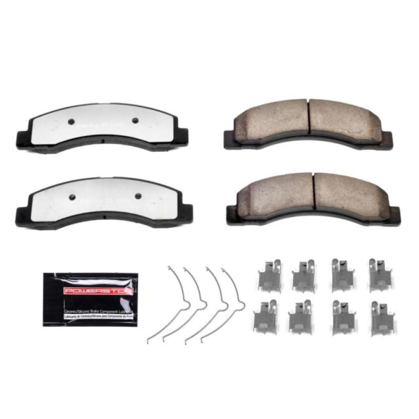 Powerstop Front Z36 Truck & Tow Brake Pads w/Hardware for 00-05 Ford Excursion [MPN: Z36-756]_1809512