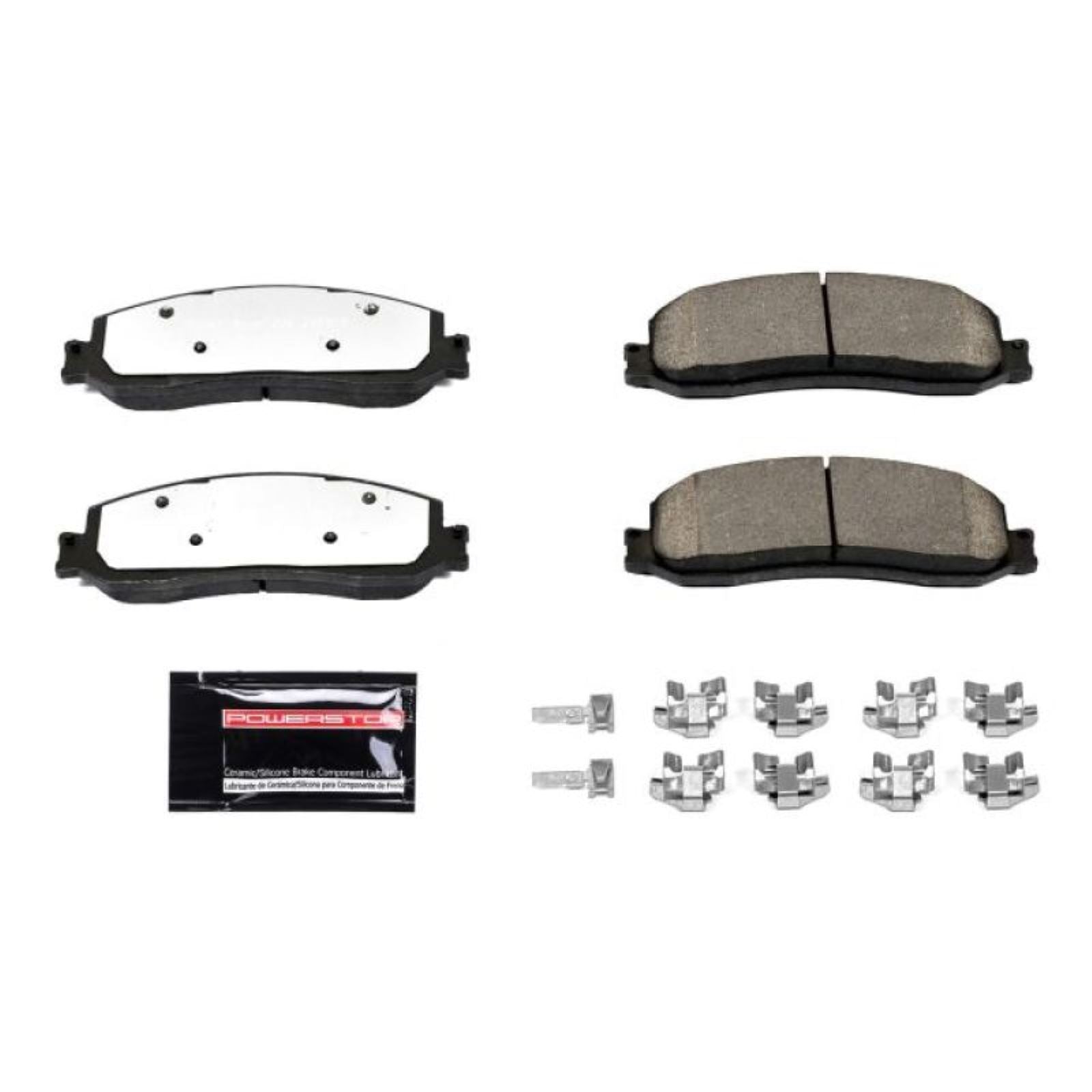 Powerstop Front Z36 Truck & Tow Brake Pads w/Hardware for 2012 Ford F-250 [MPN: Z36-1631]_1811104