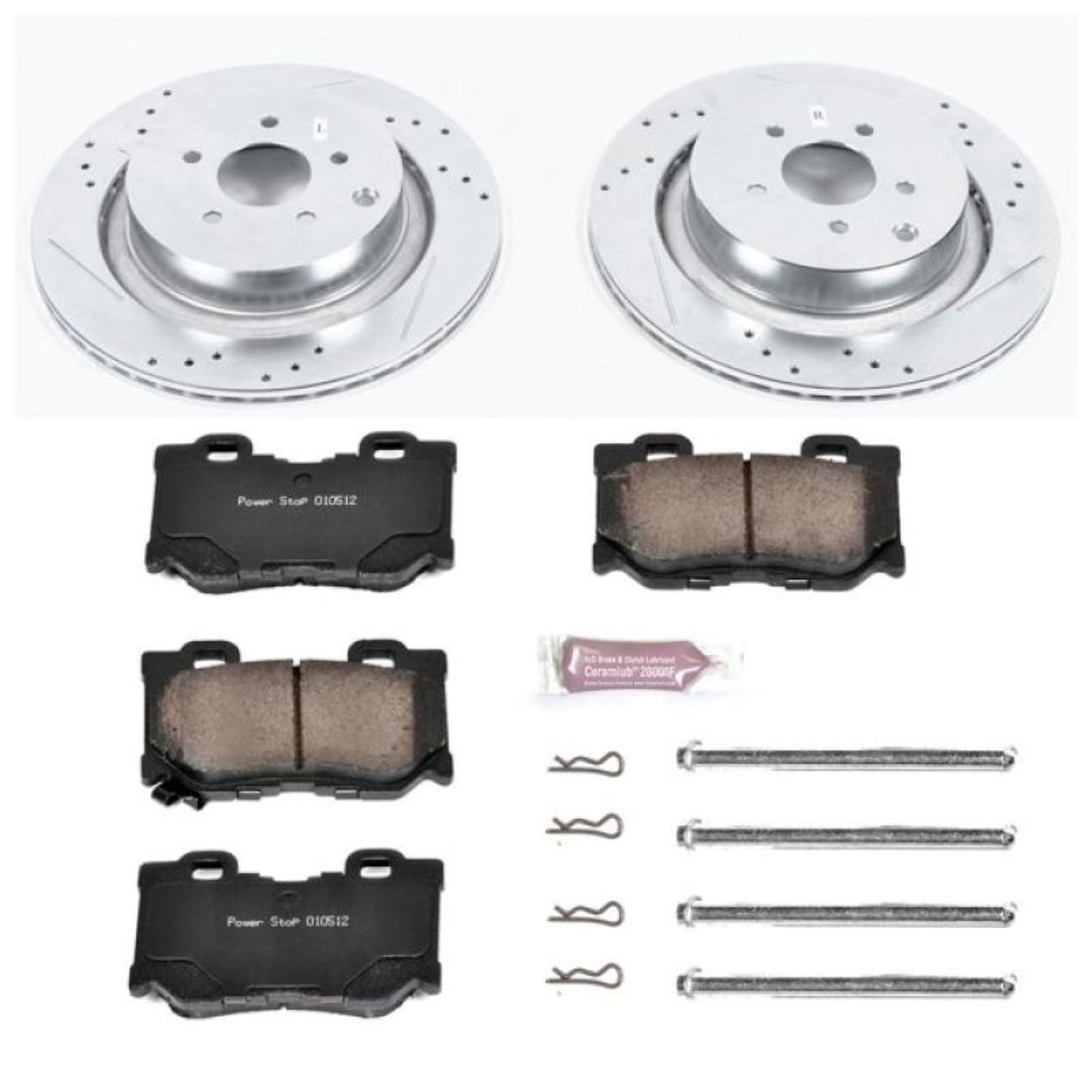 Powerstop Rear Z23 Evolution Sport Brake Kit for 09-13 Infiniti FX50 [MPN: K5861]_1814377