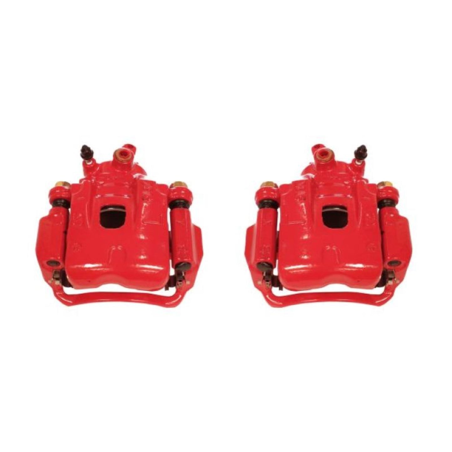 Powerstop Front Red Calipers w/Brackets - Pair for 95-04 Toyota Tacoma [MPN: S2012]_1814173