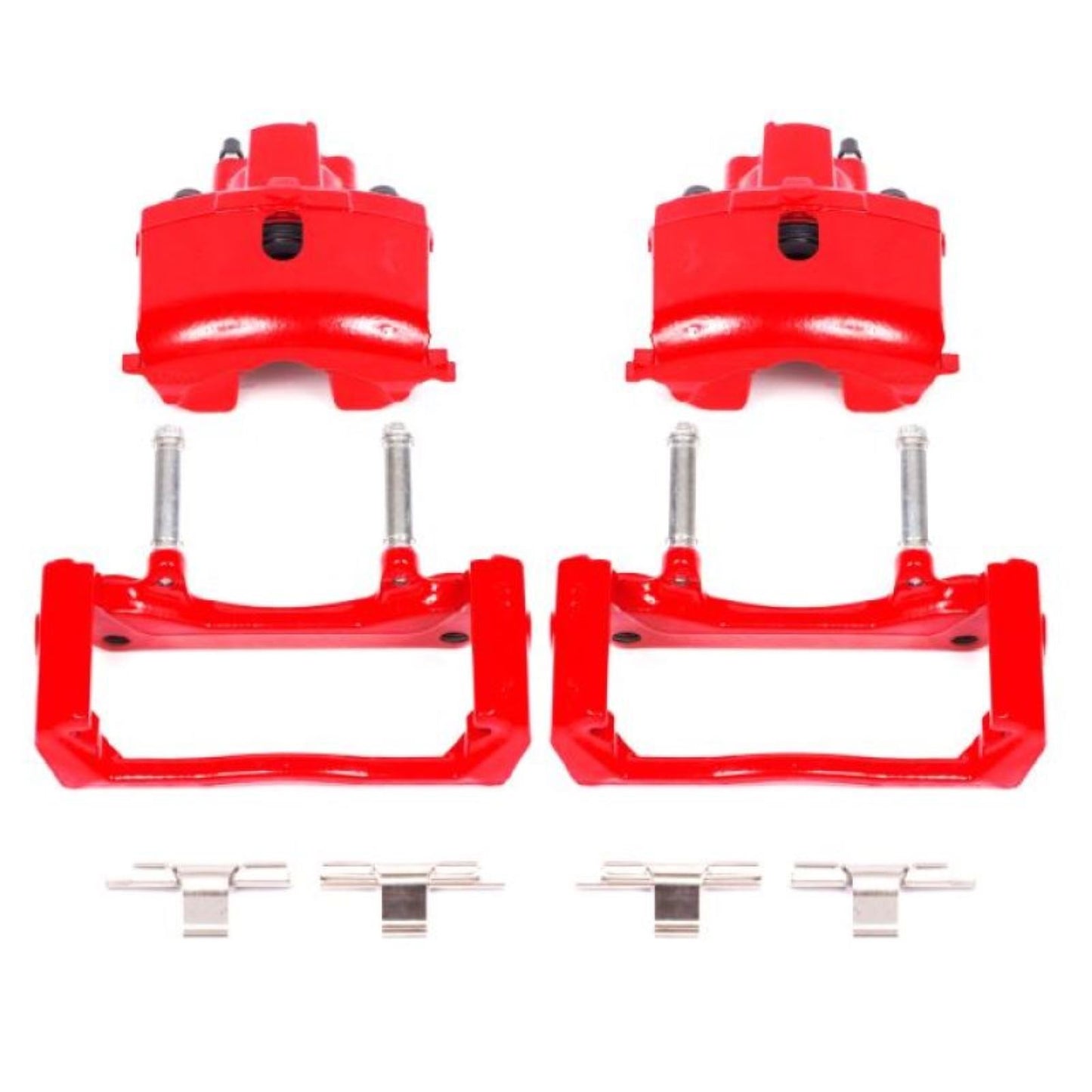 Powerstop Rear Red Calipers w/Brackets - Pair for 07-09 Chrysler Aspen [MPN: S4836]_1808307