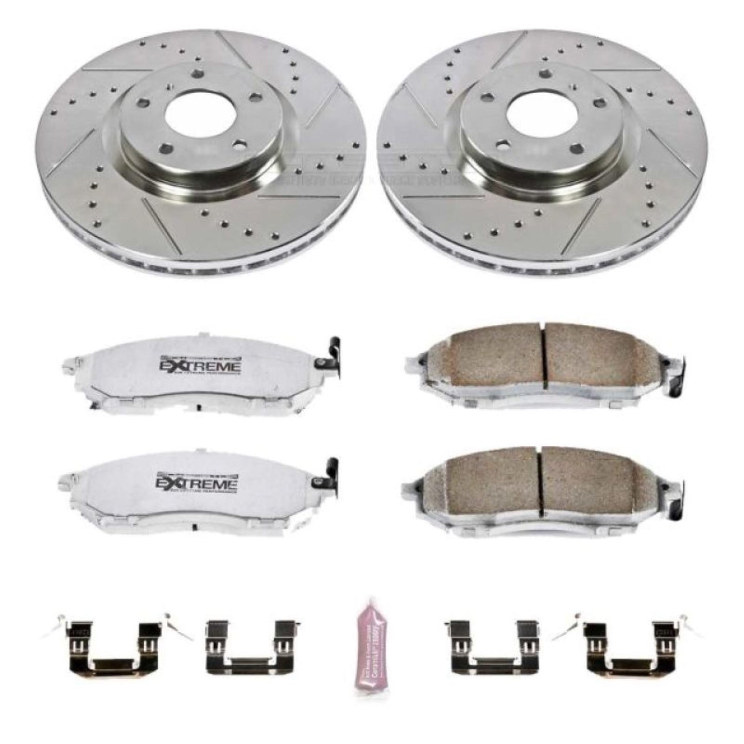 Powerstop Front Z26 Street Warrior Brake Kit for 08-12 Infiniti EX35 [MPN: K112-26]_1814768
