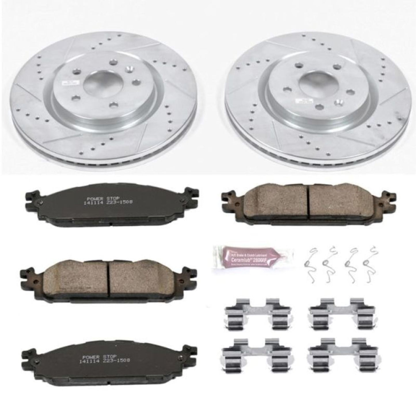 Powerstop Front Z23 Evolution Sport Brake Kit for 11-19 Ford Explorer [MPN: K5583]_1806938