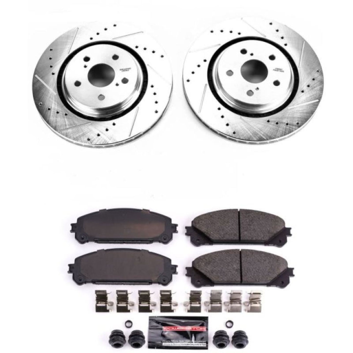 Powerstop Front Z23 Evolution Sport Brake Kit for 16-18 Lexus RX350 [MPN: K7688]_1807093
