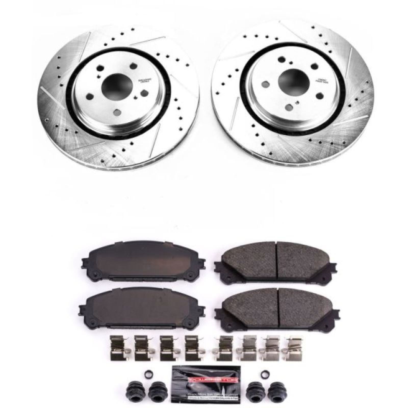 Powerstop Front Z23 Evolution Sport Brake Kit for 16-18 Lexus RX350 [MPN: K7688]_1807093