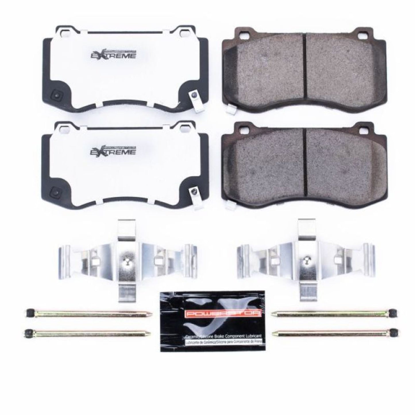 Powerstop Front Z26 Extreme Street Brake Pads w/Hardware for 05-10 Chrysler 300 [MPN: Z26-1298]_1814675