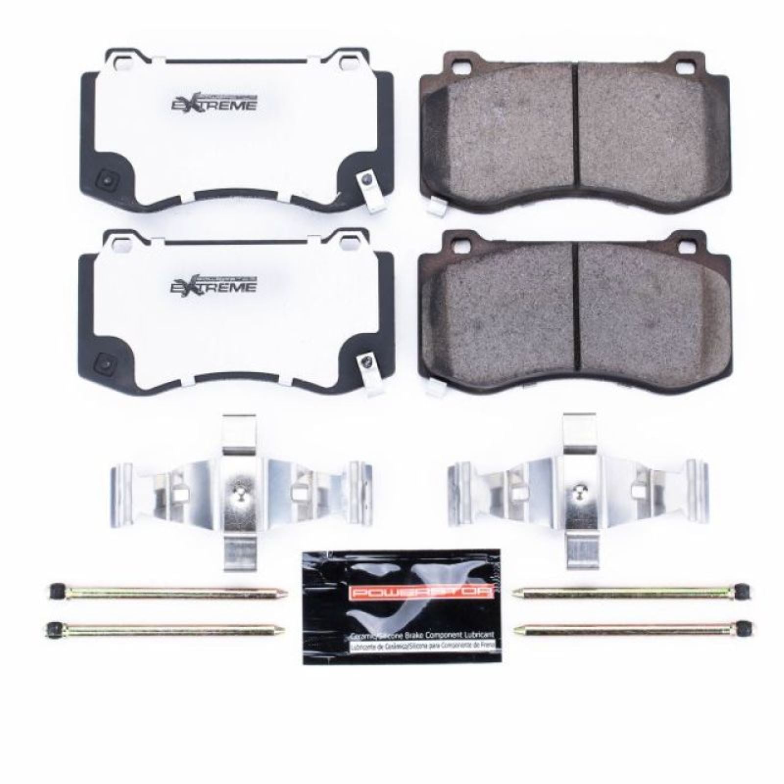 Powerstop Front Z26 Extreme Street Brake Pads w/Hardware for 05-10 Chrysler 300 [MPN: Z26-1298]_1814675