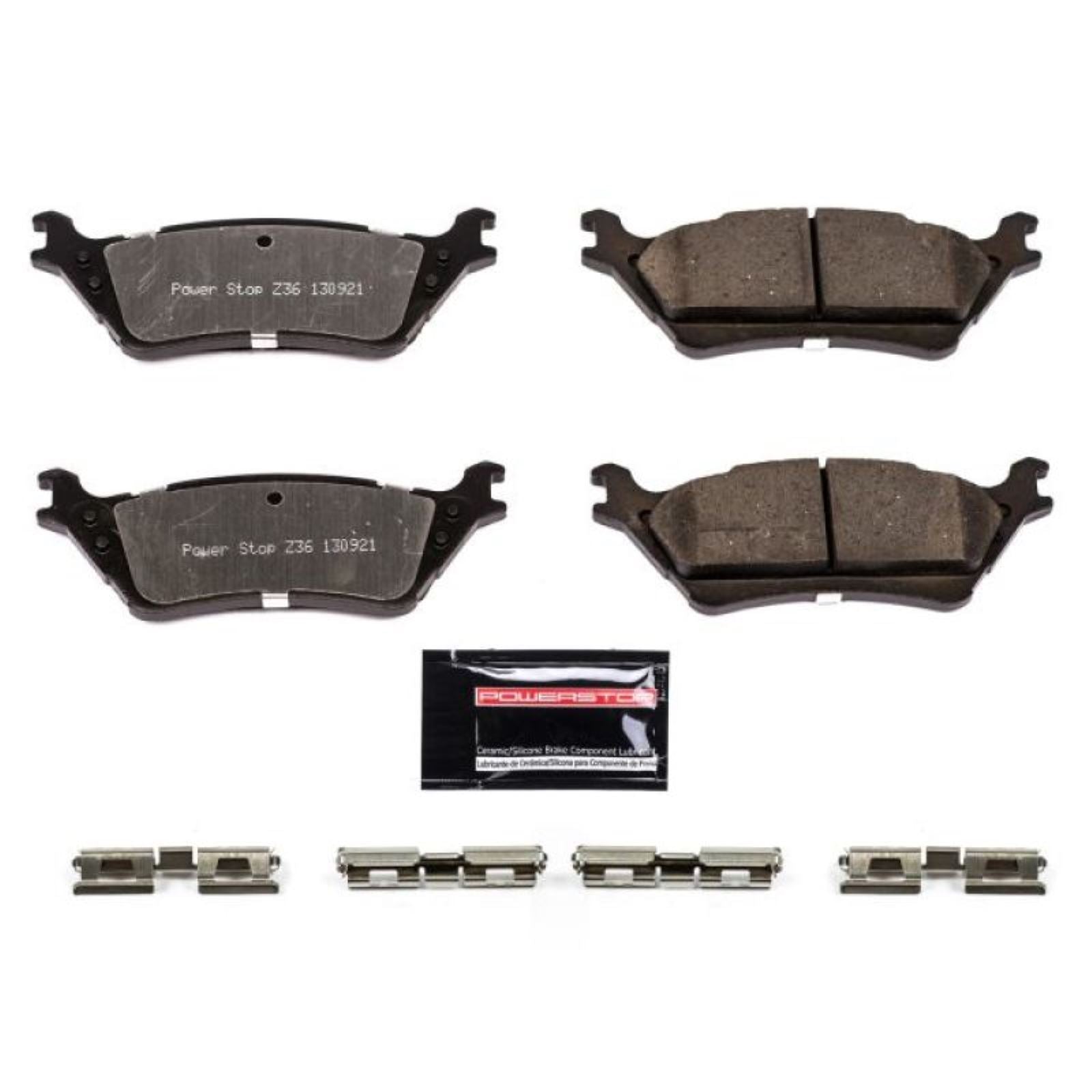 Powerstop Rear Z36 Truck & Tow Brake Pads w/Hardware for 12-19 Ford F-150 [MPN: Z36-1602]_1808903