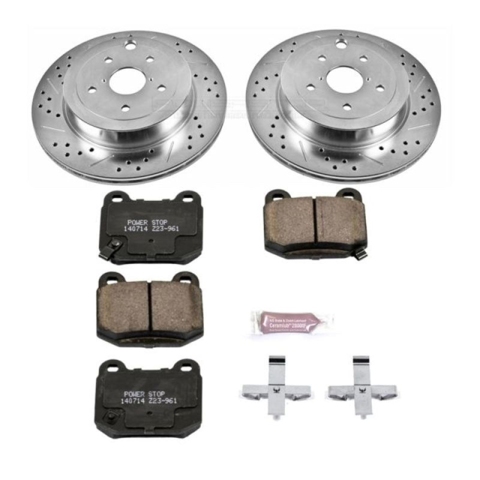 Powerstop Rear Z23 Evolution Sport Brake Kit for 08-14 Subaru Impreza [MPN: K5305]_1815370