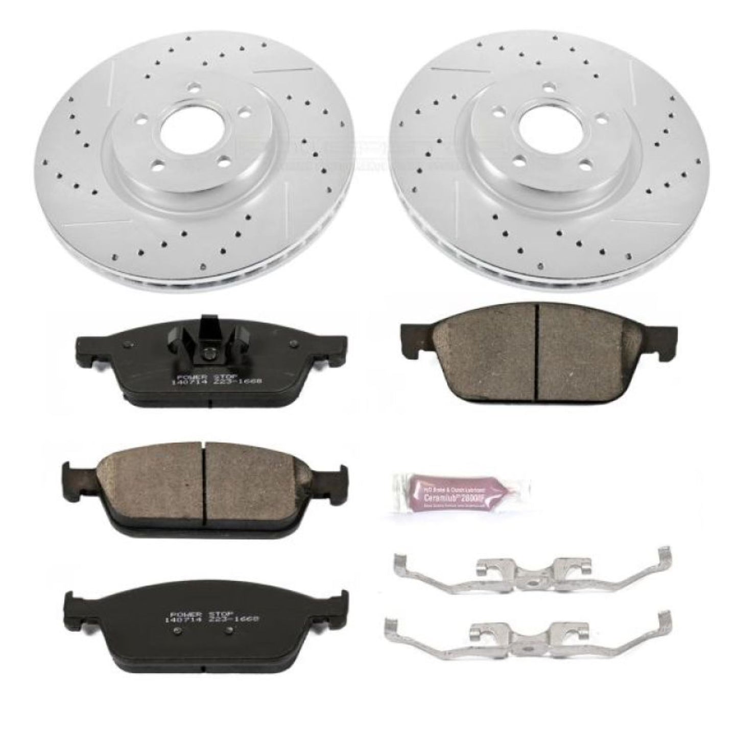 Powerstop Front Z23 Evolution Sport Brake Kit for 13-14 Ford Focus [MPN: K6479]_1807911