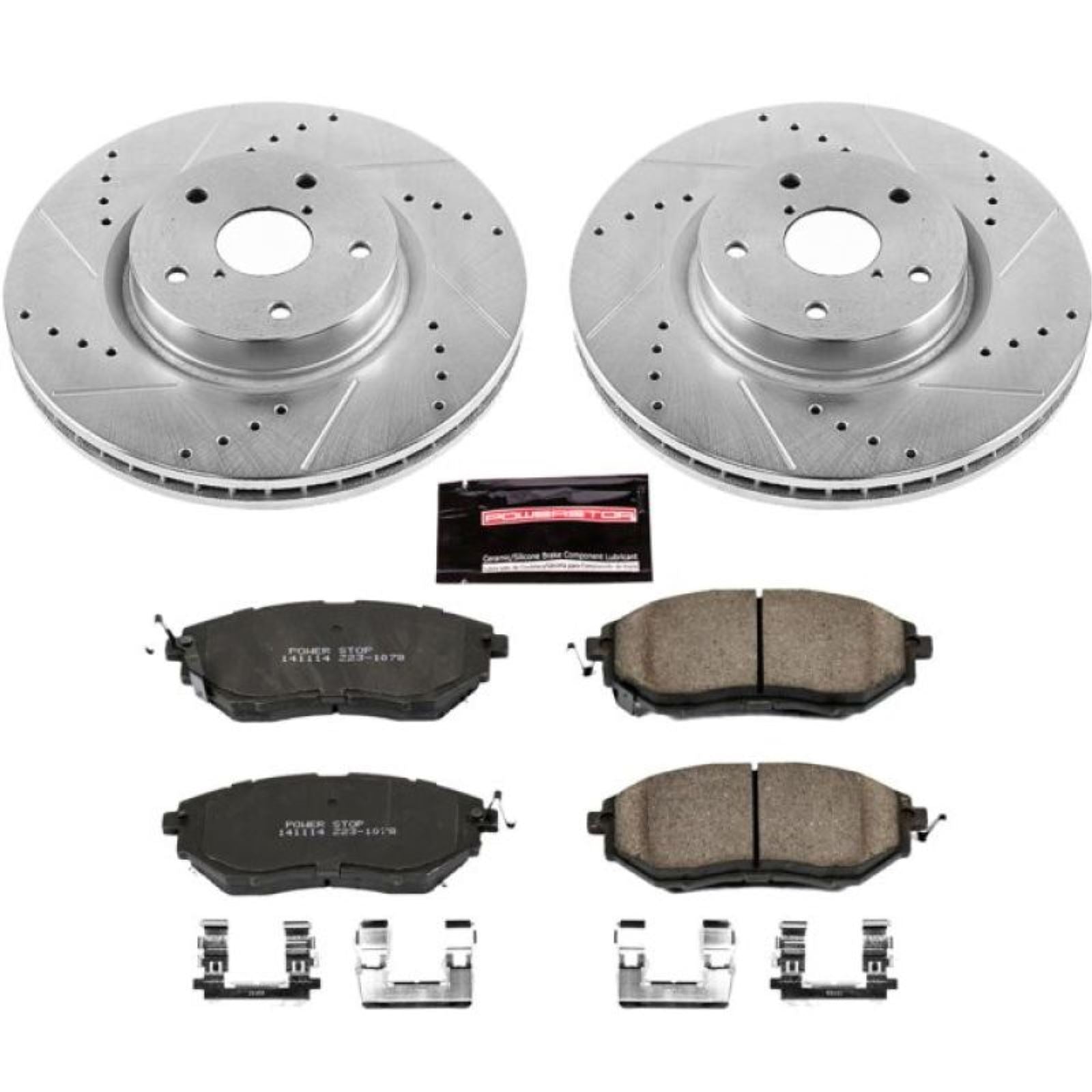 Powerstop Front Z23 Evolution Sport Brake Kit for 06-07 Subaru B9 Tribeca [MPN: K4603]_1810679