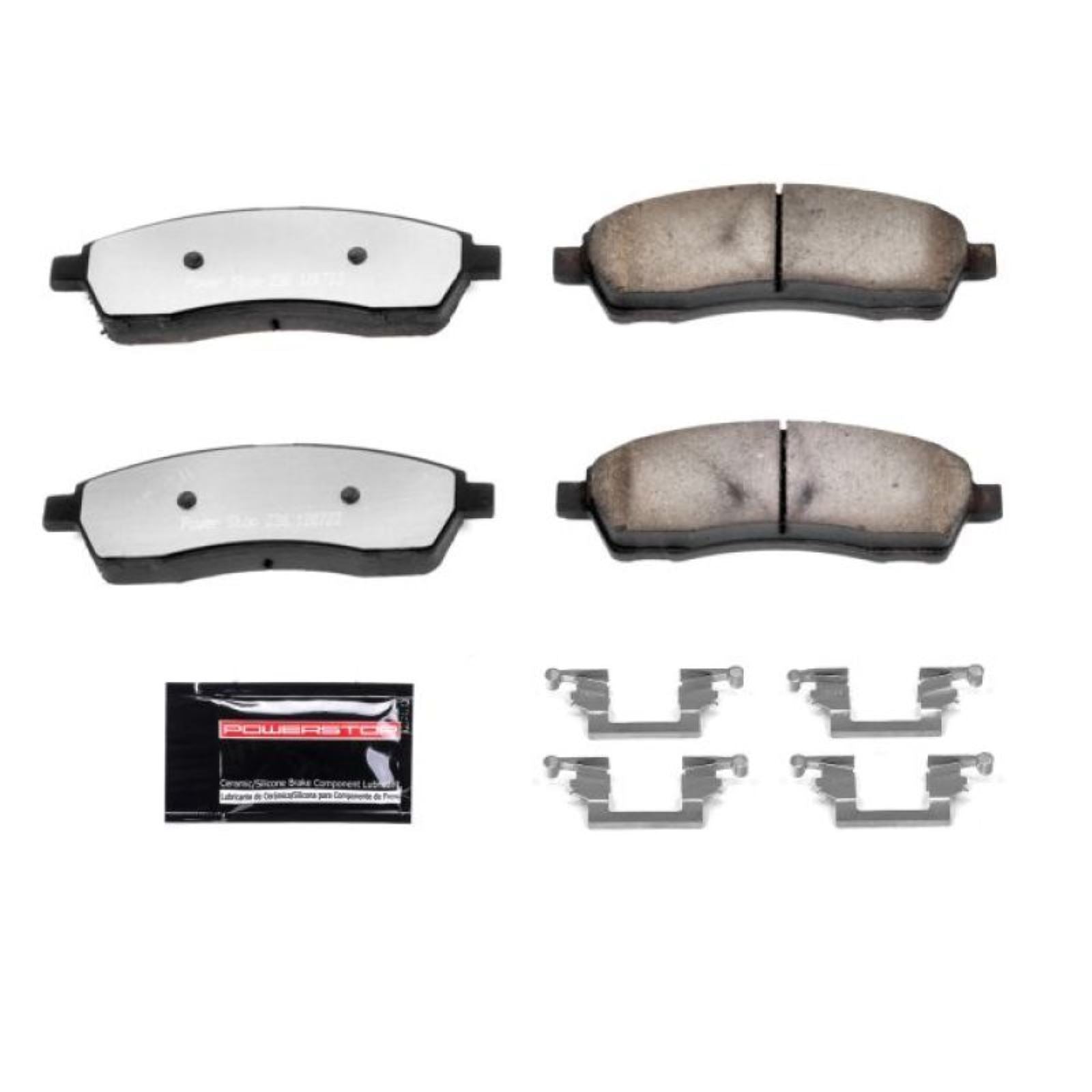 Powerstop Rear Z36 Truck & Tow Brake Pads w/Hardware for 00-05 Ford Excursion [MPN: Z36-757]_1807793
