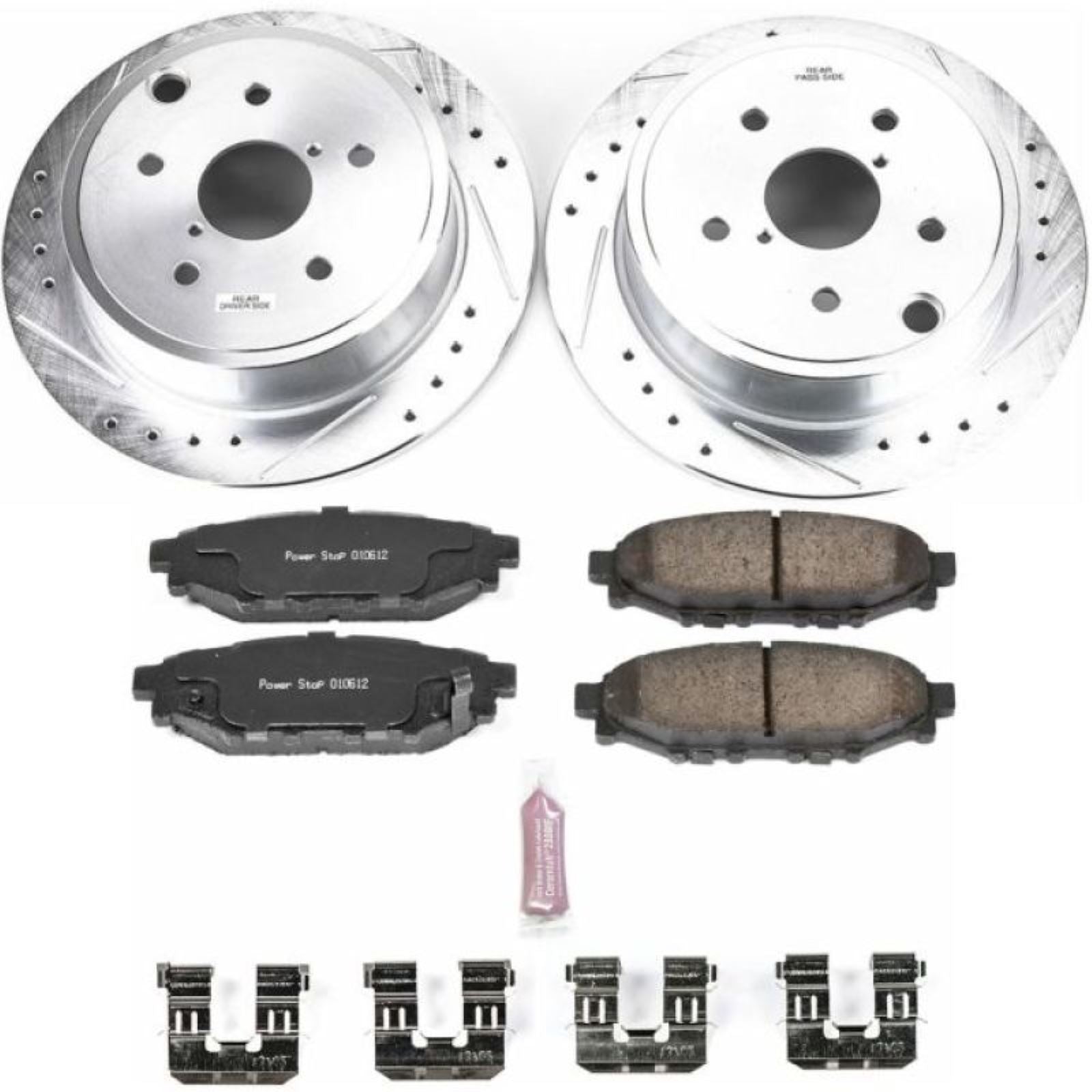 Powerstop Rear Z23 Evolution Sport Brake Kit for 15-19 Subaru WRX [MPN: K6977]_1808798