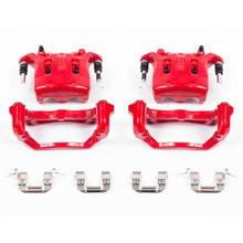 Powerstop Front Red Calipers w/Brackets - Pair for 08-12 Infiniti EX35 [MPN: S2870B]_1809502