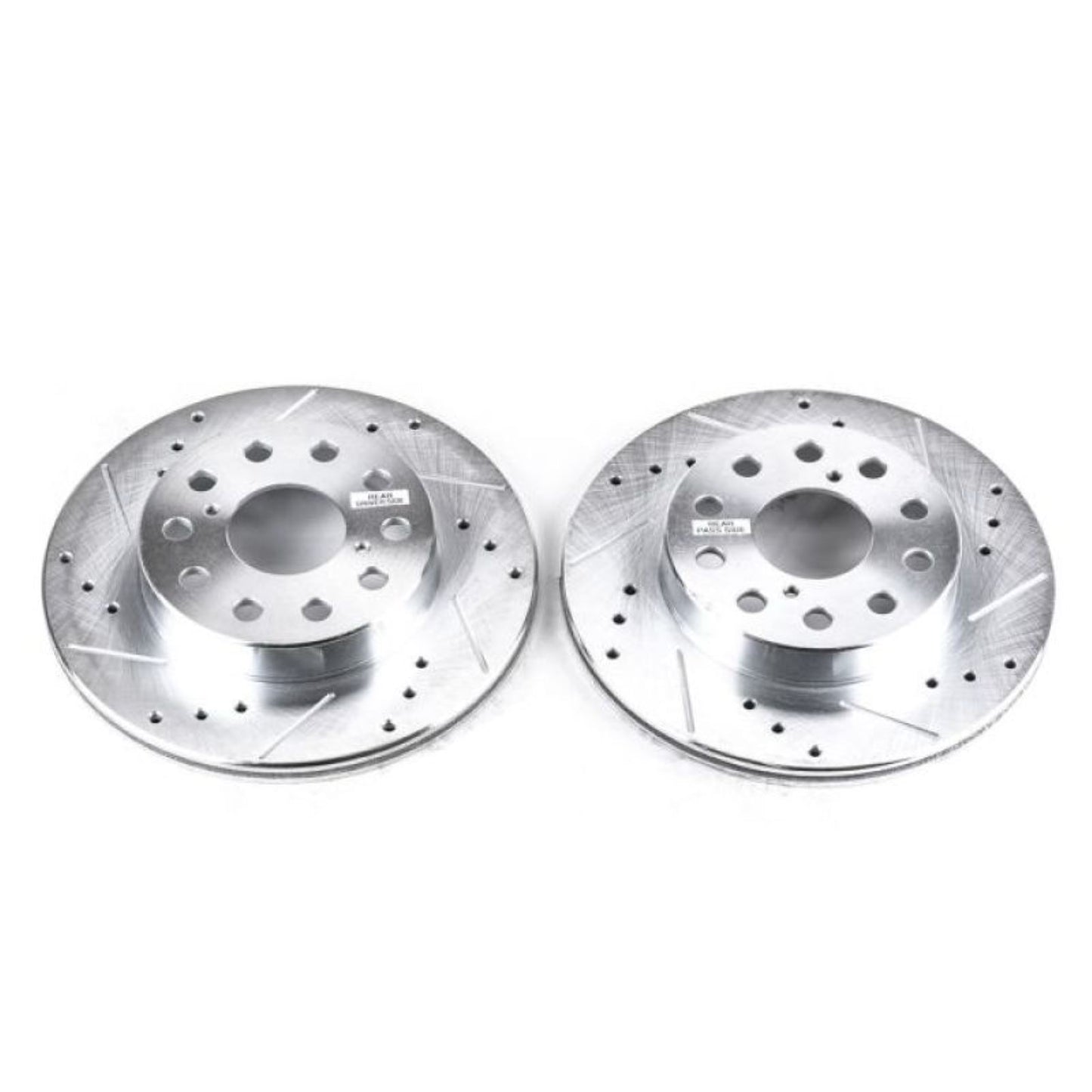 Powerstop Rear Evolution Drilled & Slotted Rotors - Pair for 91-95 Toyota MR2 [MPN: JBR593XPR]_1807384