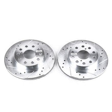 Powerstop Rear Evolution Drilled & Slotted Rotors - Pair for 91-95 Toyota MR2 [MPN: JBR593XPR]_1807384