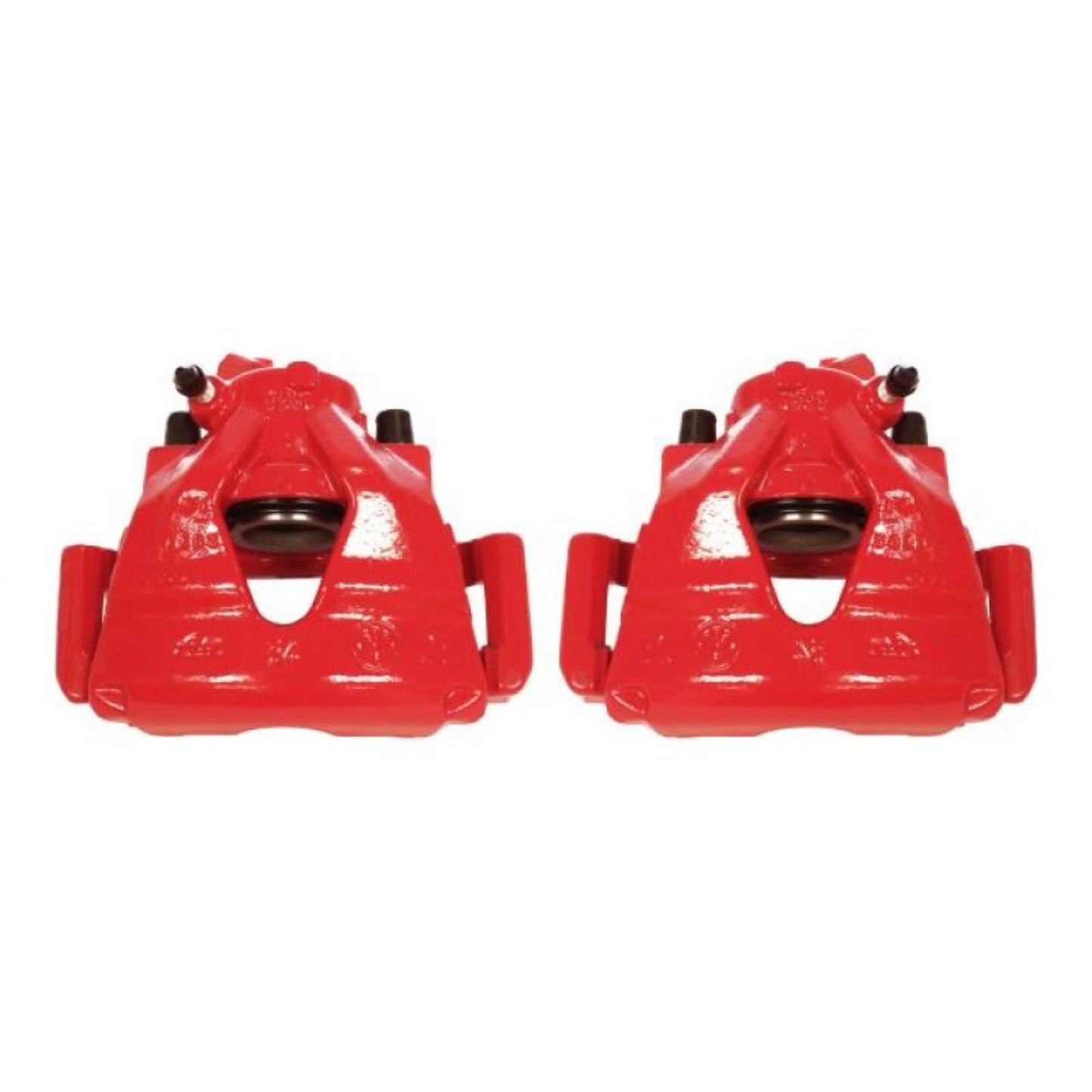 Powerstop Front Red Calipers w/Brackets - Pair for 99-10 Volkswagen Beetle [MPN: S2014]_1812006