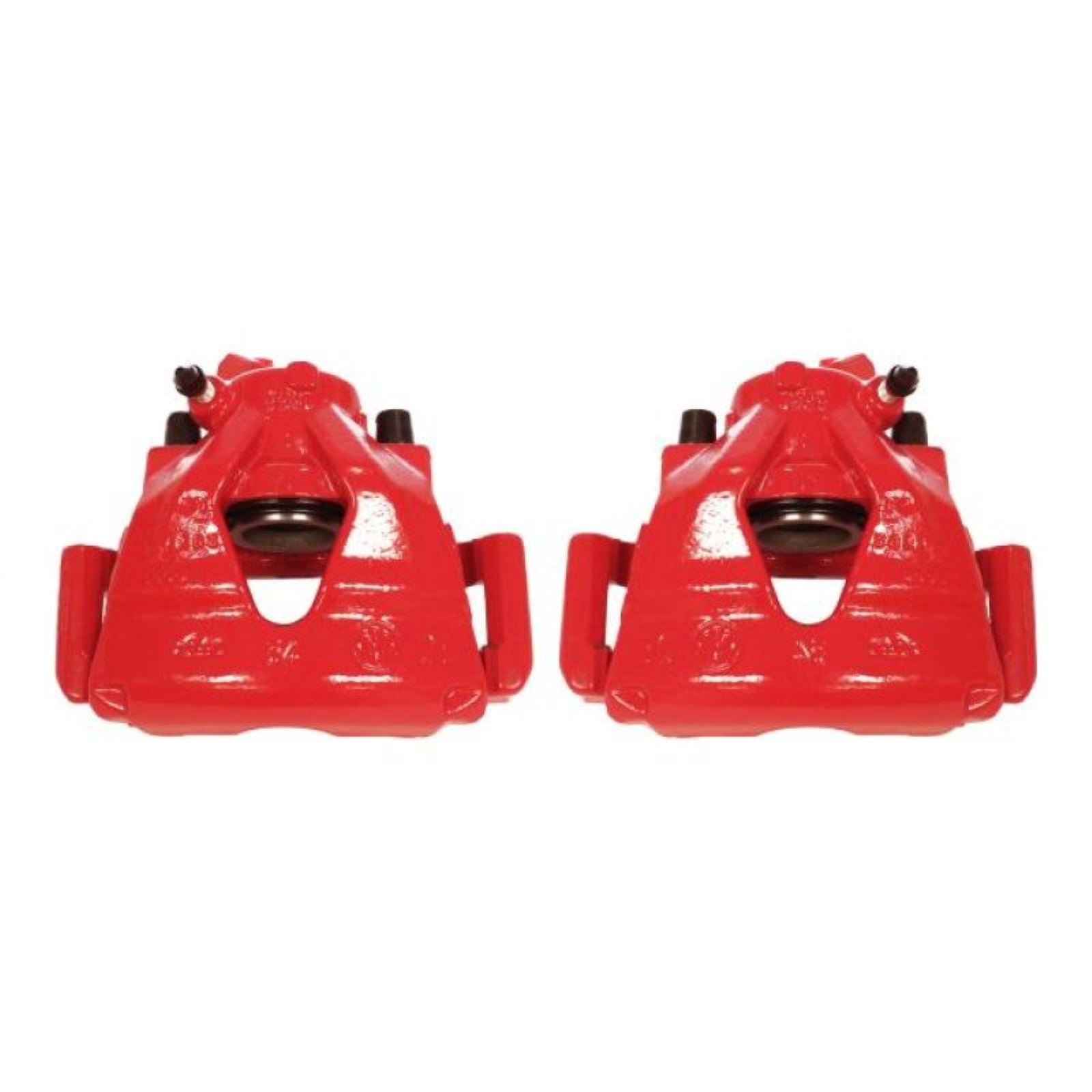 Powerstop Front Red Calipers w/Brackets - Pair for 99-10 Volkswagen Beetle [MPN: S2014]_1812006
