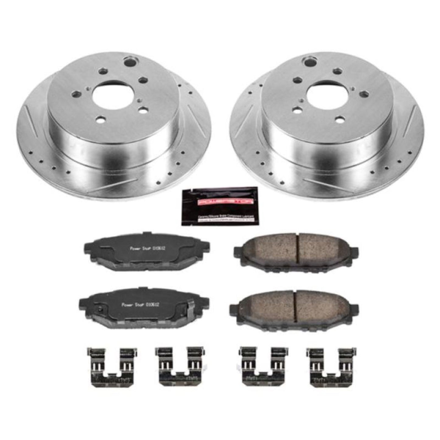 Powerstop Rear Z23 Evolution Sport Brake Kit for 16-18 Subaru Crosstrek [MPN: K6107]_1813218