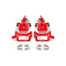 Powerstop Rear Red Calipers w/Brackets - Pair for 08-09 Audi A3 [MPN: S2976]_1807041