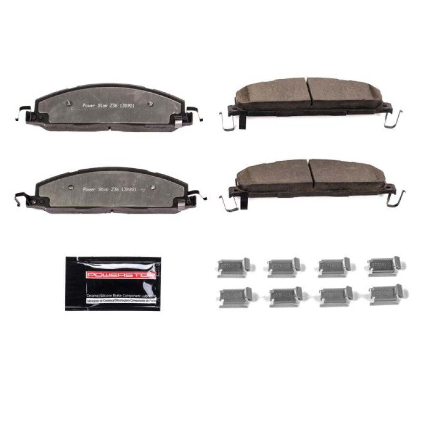 Powerstop Rear Z36 Truck & Tow Brake Pads w/Hardware for 09-10 Dodge Ram 2500 [MPN: Z36-1400]_1807906