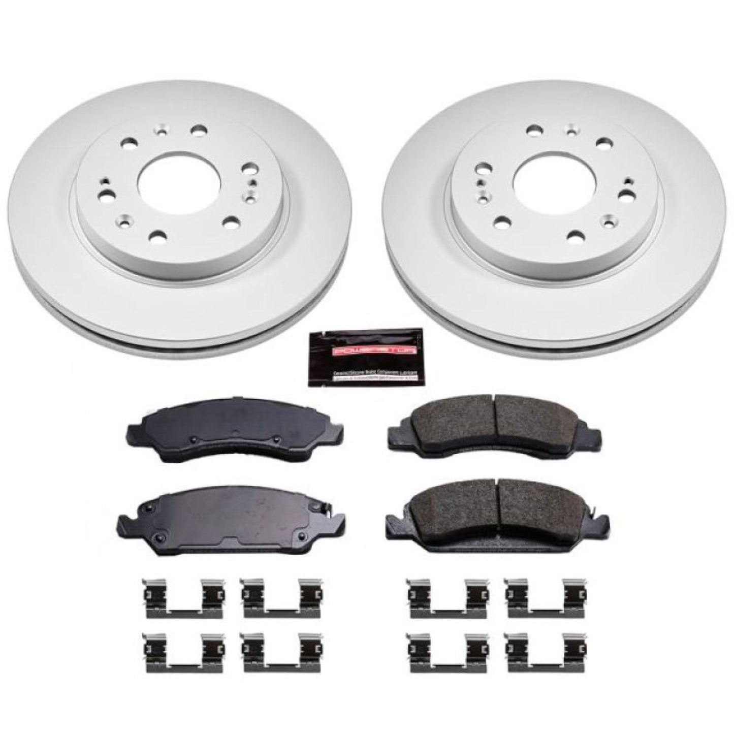 Powerstop Front Z17 Evolution Geomet Coated Brake Kit for 08-19 Cadillac Escalade [MPN: CRK2069]_1808917